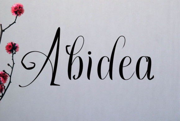 Abidea: A Luxury Handwritten Font for Crafters and Sellers