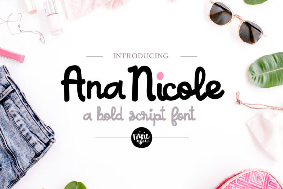 Ana Nicole: A Handwritten Font for Modern Editorial Design