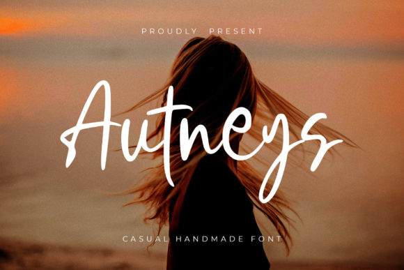 Autneys: A Luxury Script Handwritten Font for Editorial Design
