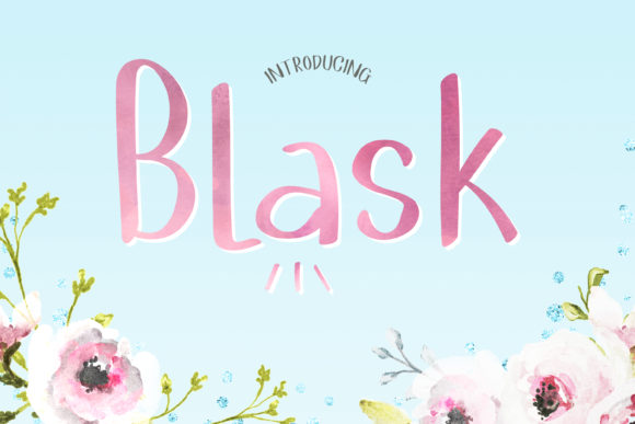 Blask: A Handwritten Script Font for Modern Web Design