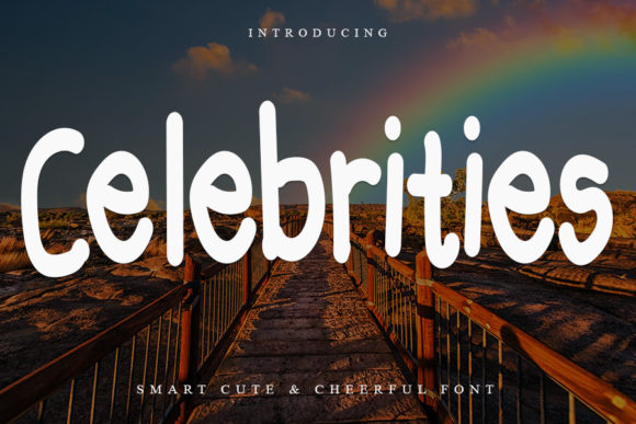 Celebrities Typeface: A Handwritten Font for Modern Web Design
