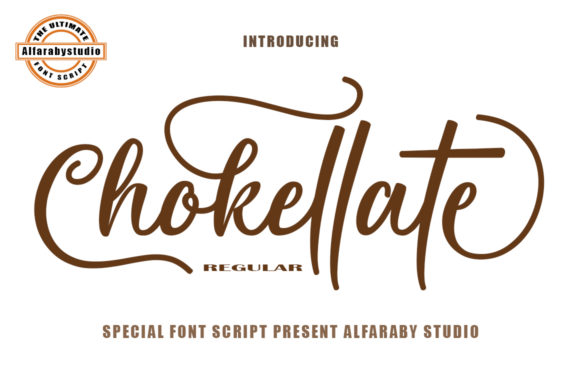 Chokellate Regular: A Script Handwritten Typeface for Modern Campaigns