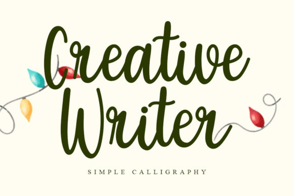 Creative Writer Typeface: Adding Luxury Spark to Digital Brands