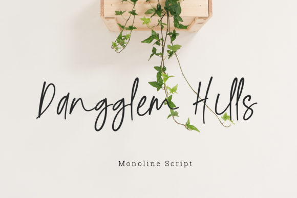 Dangglem Hills: A Handwritten Font for Authentic Brand Identity