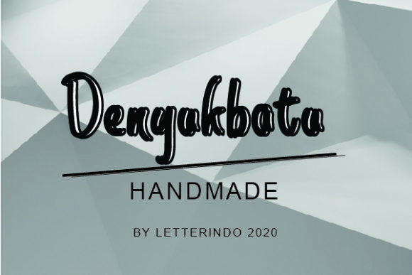 Denyukbatu: A Playful Handwritten Typeface for Creative Brands