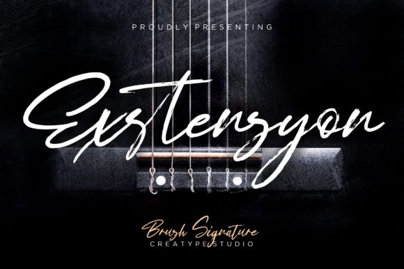 Exstensyon: The Script Handwritten Font for Scroll-Stopping Social Media Graphics
