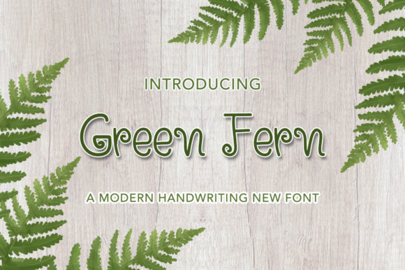 Green Fern: The Handwritten Font for Scroll-Stopping Social Media Graphics