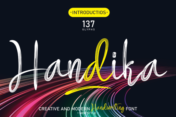 Handika: A Luxury Script Font for Handmade Branding