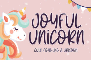 Joyful Unicorn: The Enchanting Handwritten Font for Authentic Brand Identity