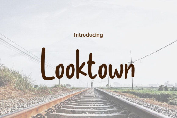 Looktown: A Playful Handwritten Font for Authentic Brand Identity