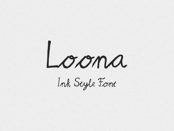 Loona Typeface: The Quirky Handwritten Font for Authentic Branding