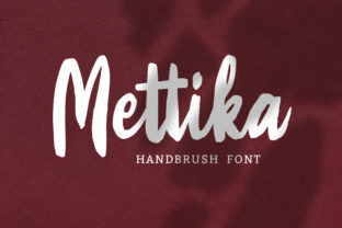 Mettika: A Script Handwritten Typeface for Editorial Design