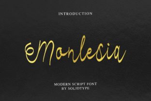 Monlesia: A Whimsical Handwritten Font for Nostalgic Branding