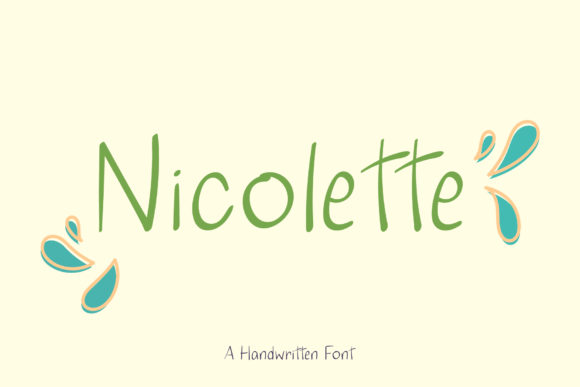 Nicolette: A Script Handwritten Typeface for Modern Editorial Design