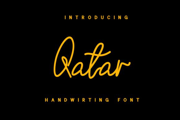 Qatar Typeface: Elevating Editorial Design with Casual Handwritten Charm