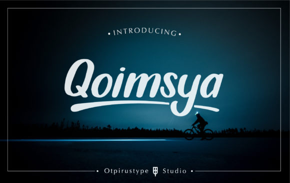 Qoimsya: The Script Handwritten Typeface for Scroll-Stopping Visuals