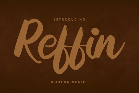 Reffin: The Handwritten Font for Authentic Craft Projects