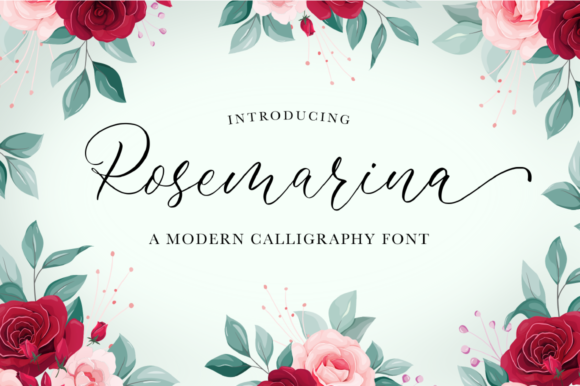Rosemarina: The Script Handwritten Font for Scroll-Stopping Brand Visuals