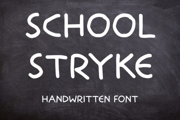 School Stryke: The Sweet Handwritten Font for Quirky Crafts