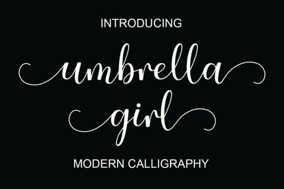 Umbrella Girl: The Handwritten Font for Scroll-Stopping Social Graphics