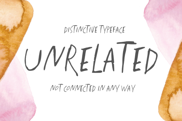 Unrelated: The Handwritten Typeface for Authentic Web Design