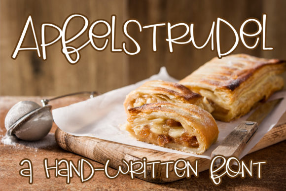 ZP Apfelstrudel Typeface Review: A Quirky Handwritten Font for Modern Brands